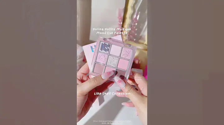 HOLIKA HOLIKA LIKE SHELL EYE PALETTE 🐚🩵