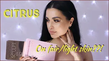 NATASHA DENONA Diamond & Blush CITRUS  PALETTE HONEST NO BULLSH*T REVIEW & TUTORIAL