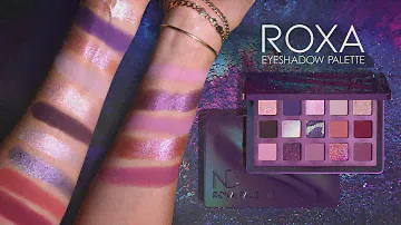 ND ROXA EYESHADOW PALETTE LIVE SWATCHES | Natasha Denona Makeup