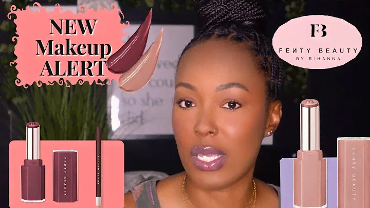 Trying out Fenty Beauty's NEW Trace'd Out Lip Liner and It Is Fussy Gloss Bomb Stix!