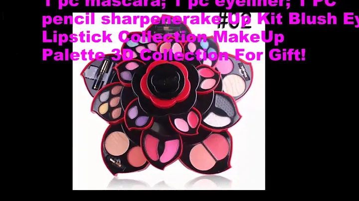 MISS ROSE Newest Professional 46 Full Colors Eyeshadow Palette 3D MakeUp Kit