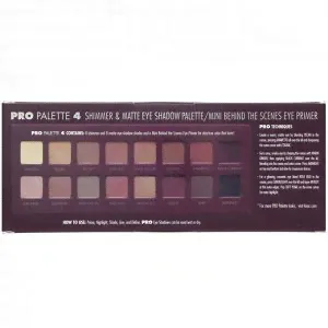 Lorac, Палитра теней для век Pro Palette 4 с основой под тени Mini Behind The Scenes, 14,3 г (0,51 унции)-1