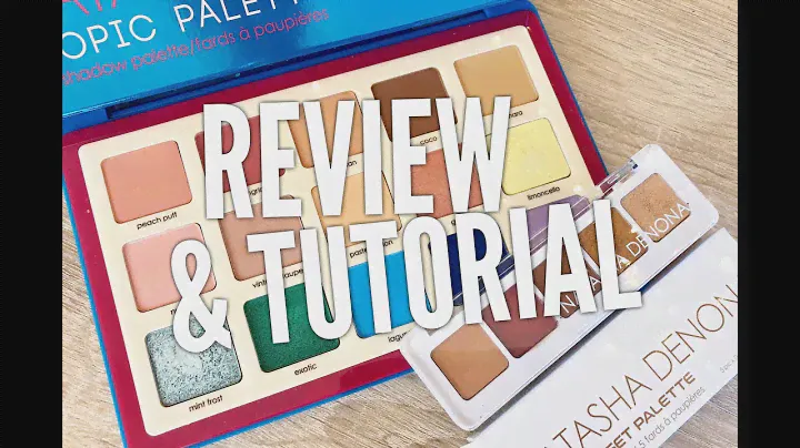 Natasha Denona Tropic & Mini Sunset Overview/Tutorial : Collab With Michele Wang