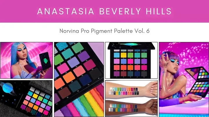 Palette Preview! ANASTASIA BEVERLY HILLS Norvina Pro Pigment Palette Vol. 6!