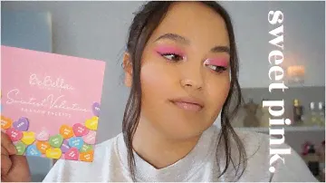 Sweet Pink Makeup Look 🎀 feat. Sweetest Valentine Palette by BeBella