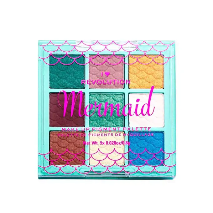 Палетка теней Makeup Revolution I Heart Revolution Make Up Pigment Palette Mermaid 7,2 г-0