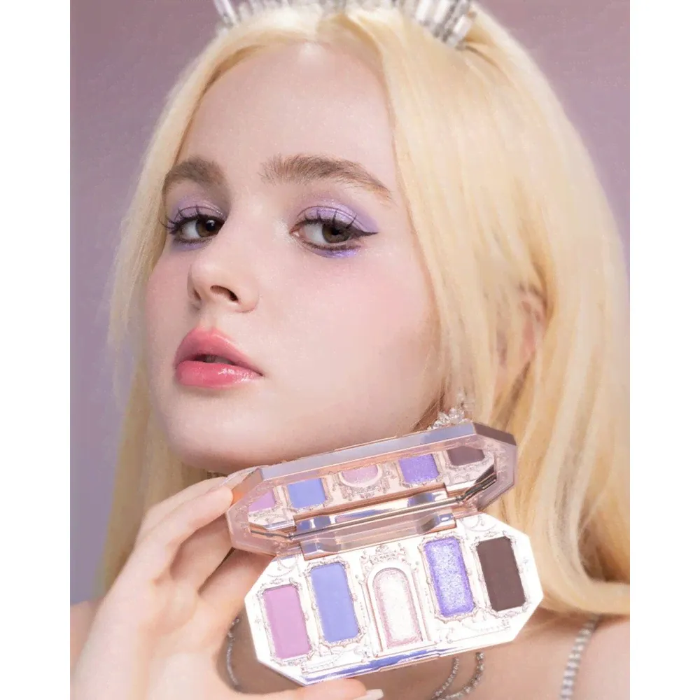 Flower Knows Moonlight Mermaid Five-Color Jewelry Eyeshadow Palette №04 Mermaid's Dream-0