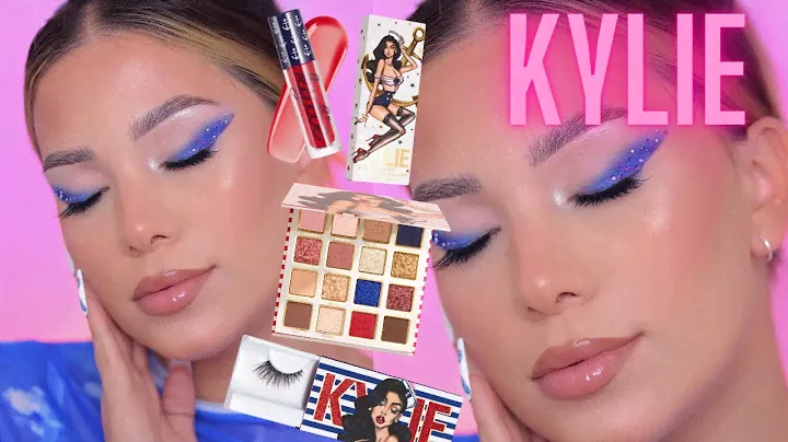 FIRST EVER KYLIE COSMETICS LASHES? SAILOR COLLECTION REVIEW + swatches & makeup tutorial