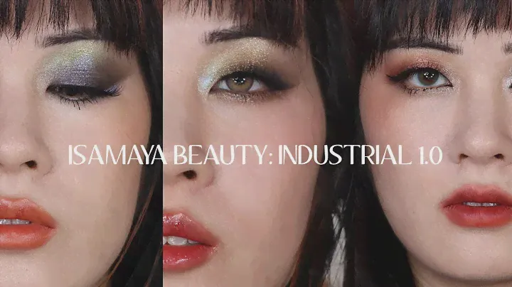 Isamaya: Industrial Eyeshadow Palette || 3 looks, review || makeup tutorial