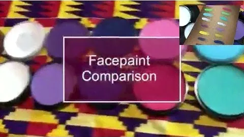Face Paint Comparison | Wolfe Fx Vs. Paradise
