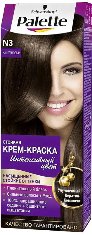Паллетт (Palette) Краска для волос N 3 (4-0) Каштановый-0