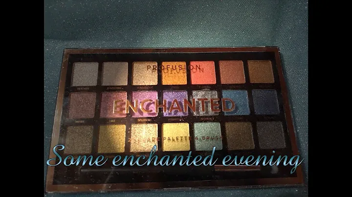 Everyday Makeup #16 Profusion Enchanted Eyeshadow Palette