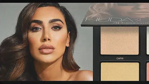 HUDA 3D Highlighter Palette!