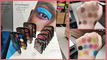 NEW M.A.C - Connect In Colour Eye Shadow Palette Swatches - جديد ظلال العيون من ماك
