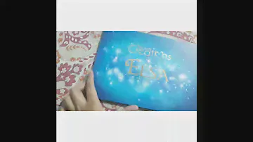 Unboxing elsa palette by beautycrations