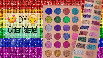 DIY Glitter Palette! Easy to Use! | Melissa Samways