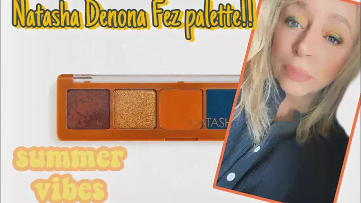 Unveiling the Mesmerizing August 2023 Natasha Deanna Fez Palette Look