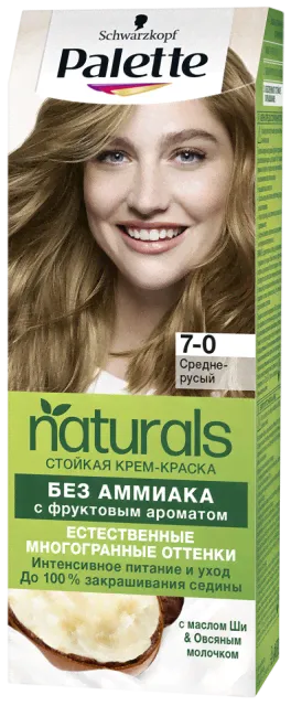 Palette Naturia краска для волос 7-00 средне русый-0