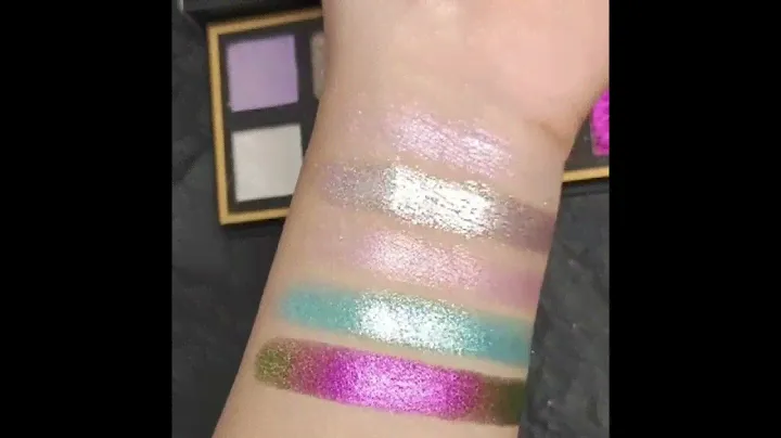 ANTHEMY 12-Color Chameleon Eyeshadow Palette, COLOR TEST😍