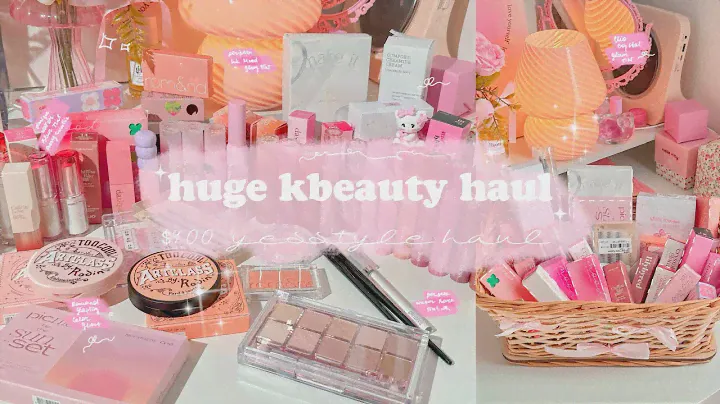 $400 kbeauty haul 🌸 huge kbeauty haul | rom&nd, clio, peripera, dasique, flortte, lilybyred…