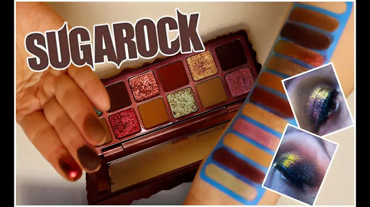 Sugarock Anti-Plagiarism Palette Unboxing Swatches and Two Looks