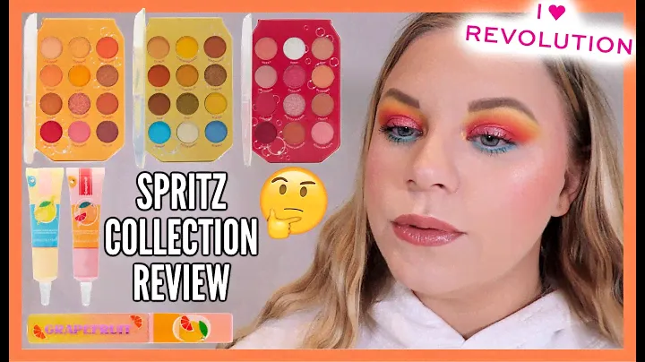 *NEW* I HEART REVOLUTION SPRITZ COLLECTION REVIEW 🍉🍋🍒 | makupwithalixkate