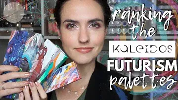 Ranking My Kaleidos Palettes | Best + Worst Palettes | Swatches of ALL 5 Futurism Palettes