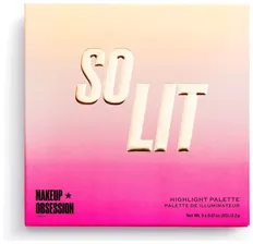 Makeup Obsession Хайлайтер для лица So Lit Highlight Palette