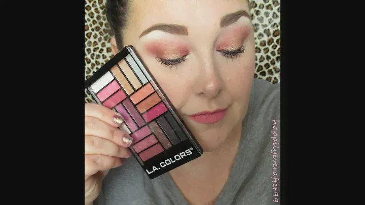 Valentine's Day Tutorial #3 -LaColors DIVA GLAM Eyeshadow Palette-
