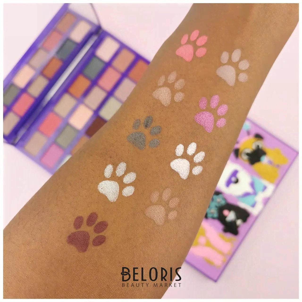 I Heart Revolution Палетка теней для век Party Pooches Eyeshadow Palette-3