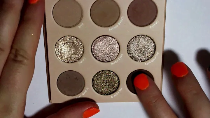ColourPop That's Taupe Palette Swatches