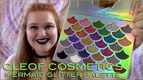 Cleof Cosmetics Mermaid Glitter Palette | Swatches & First Impressions
