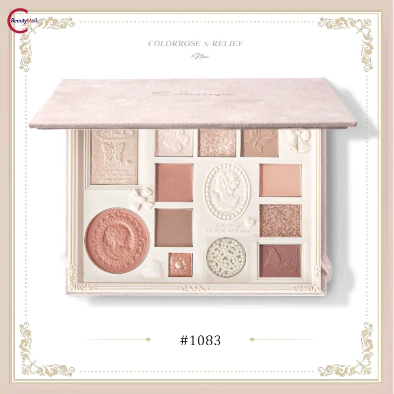 COLORROSE 12 Color Embossed Eyeshadow Palette