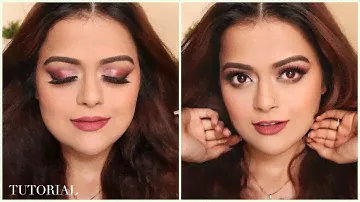 Full Glam Eye Makeup Tutorial | Huda Beauty Rose Gold Remastered India