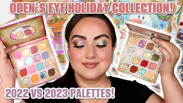 ODEN'S EYE CHRISTMAS COLLECTION! SNOW DREAM & HEY REINDEER PALETTE REVIEW! + 2 LOOKS