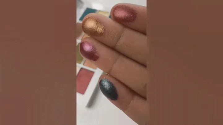Makeup by Mario Master Metallics palette Swatches