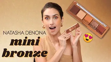 NATASHA DENONA MINI BRONZE PALETTE! *testing new makeup from Sephora*