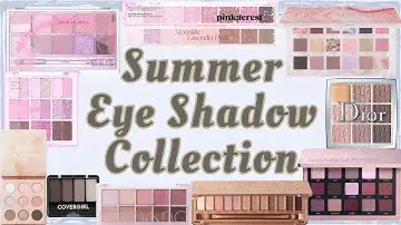 Cool Toned Eye Shadow Palette Collection | Summer Seasonal Color Palette Makeup