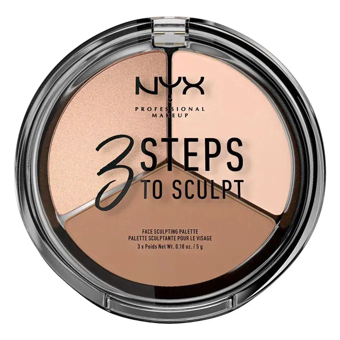 Контуринг для лица NYX 3 Steps to Sculpt Palette 1 Fair 15 г