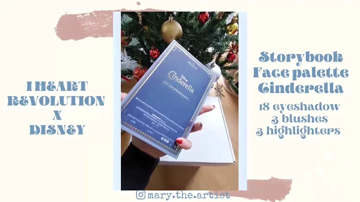 I HEART REVOLUTION X DISNEY STORYBOOK/FAIRYTALE Face palette  Cinderella