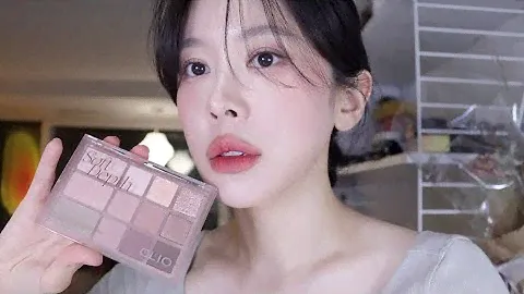 Soft and clear rose tone makeup with fall vibe feat.CLIO New Item