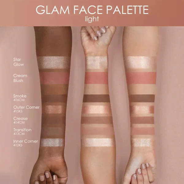 GLAM FACE PALETTE Палетка для макияжа лица-4
