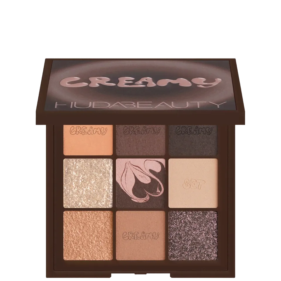 Huda Beauty Creamy Obsessions Eyeshadow Palette - Neutral Brown-0