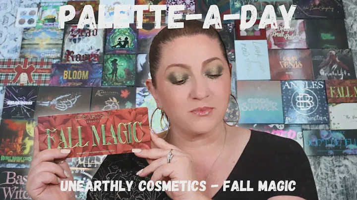 Palette-A-Day – Unearthly Cosmetics Fall Magic – Full Swatches, Look & Review
