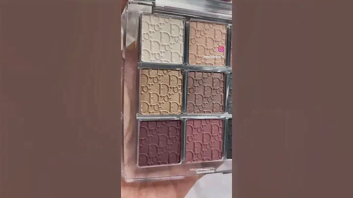 DIOR Backstage Smoky Essentials eyeshadow palette. #mikicarrbeauty
