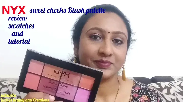 Nyx sweet cheeks blush palette review swatches and tutorial , NYX palette review India