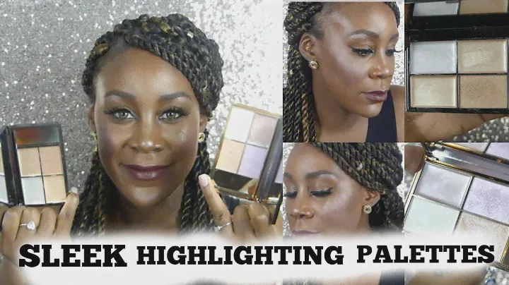SLEEK HIGHLIGHTING PALETTES - SOLSTICE & PRECIOUS METALS | SWATCHES & DEMO ON DARK SKIN | MISS SYDZ