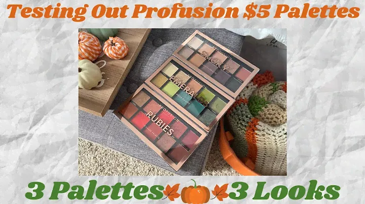 3 Palettes, 3 Looks | Trying Out Profusion $5 Palettes For You