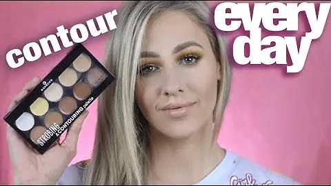 HOW TO USE: essence strobing and contouring palette everyday.