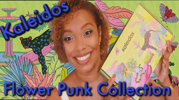Kaleidos Cosmetics Flower Punk Collection | 3 Looks 1 Palette | Lip Cloud Swatches #Flowerpunk